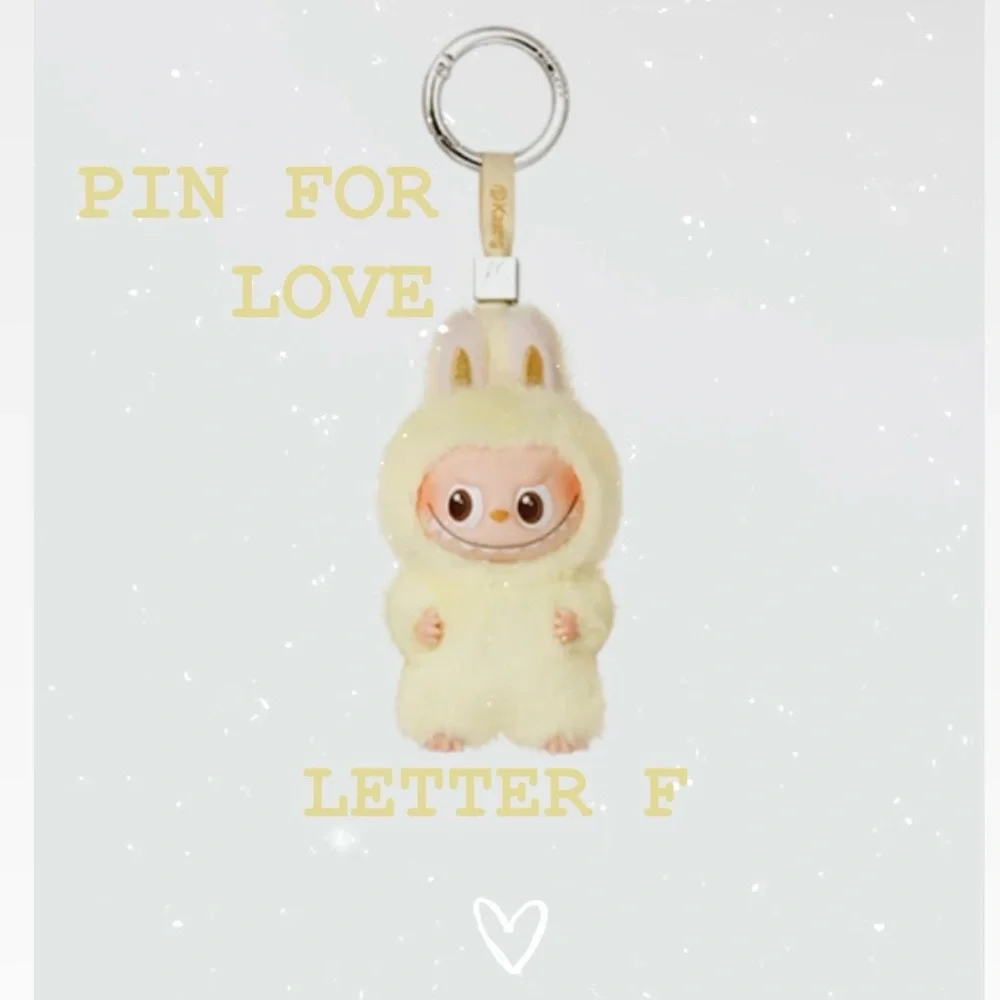 Pin For Love Labubu (LETTER “F”) Pop Mart The Monsters - 100% AUTHENTIC - Picture 1 of 10